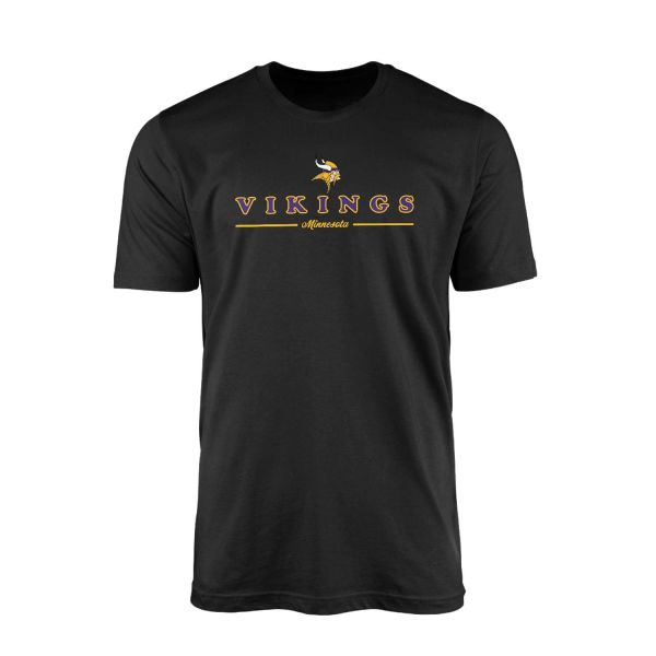 Minnesota Vikings NFL Siyah Tişört