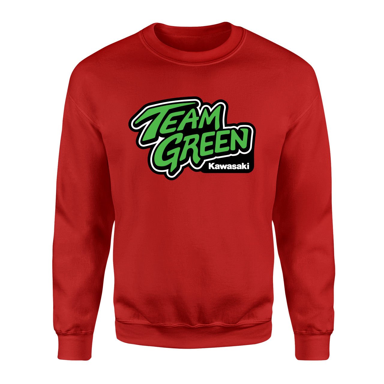 Kawasaki Team Green Kırmızı Sweatshirt