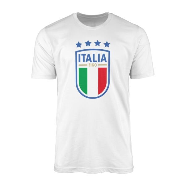 Italian Shield Beyaz Tişört