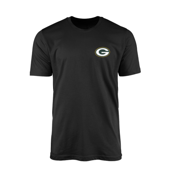 Green Bay Packers Superior Logo Siyah Tshirt