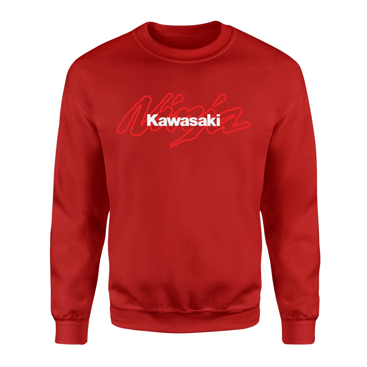 Kawasaki Ninja Kırmızı Sweatshirt