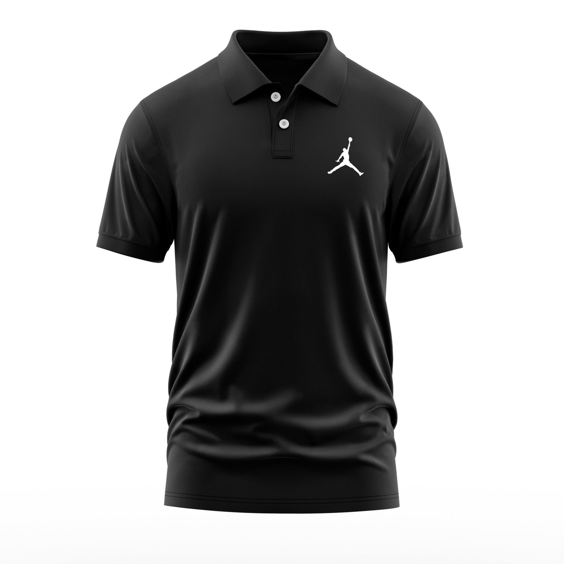 Air Jordan Siyah Polo Tişört