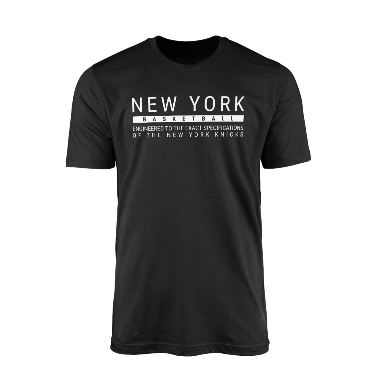 New York Basketball Siyah Tshirt