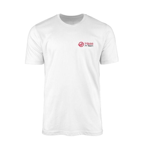 Haas F1 Team Beyaz Tshirt