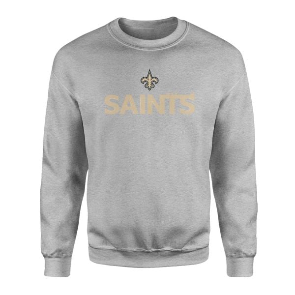 New Orleans Saints Gri Sweatshirt