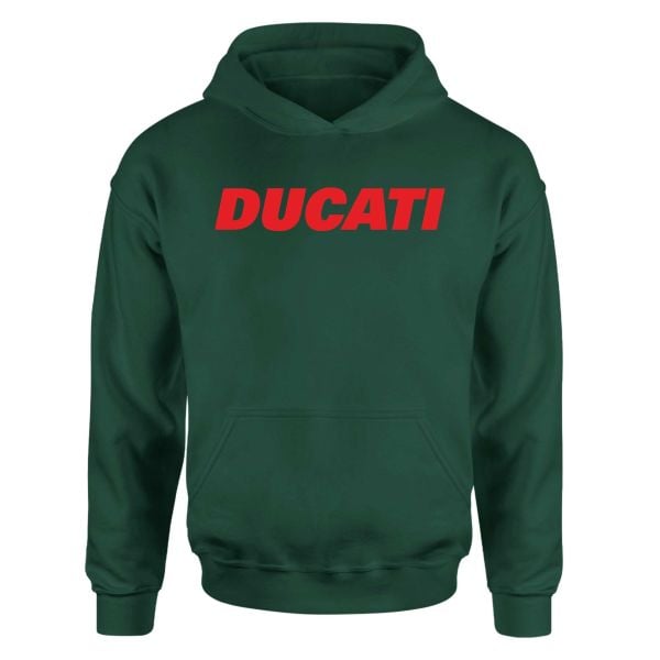 DUCATI Koyu Yeşil Hoodie