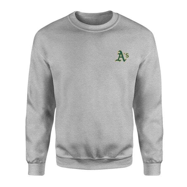 Oakland Athletics Superior Gri Sweatshirt