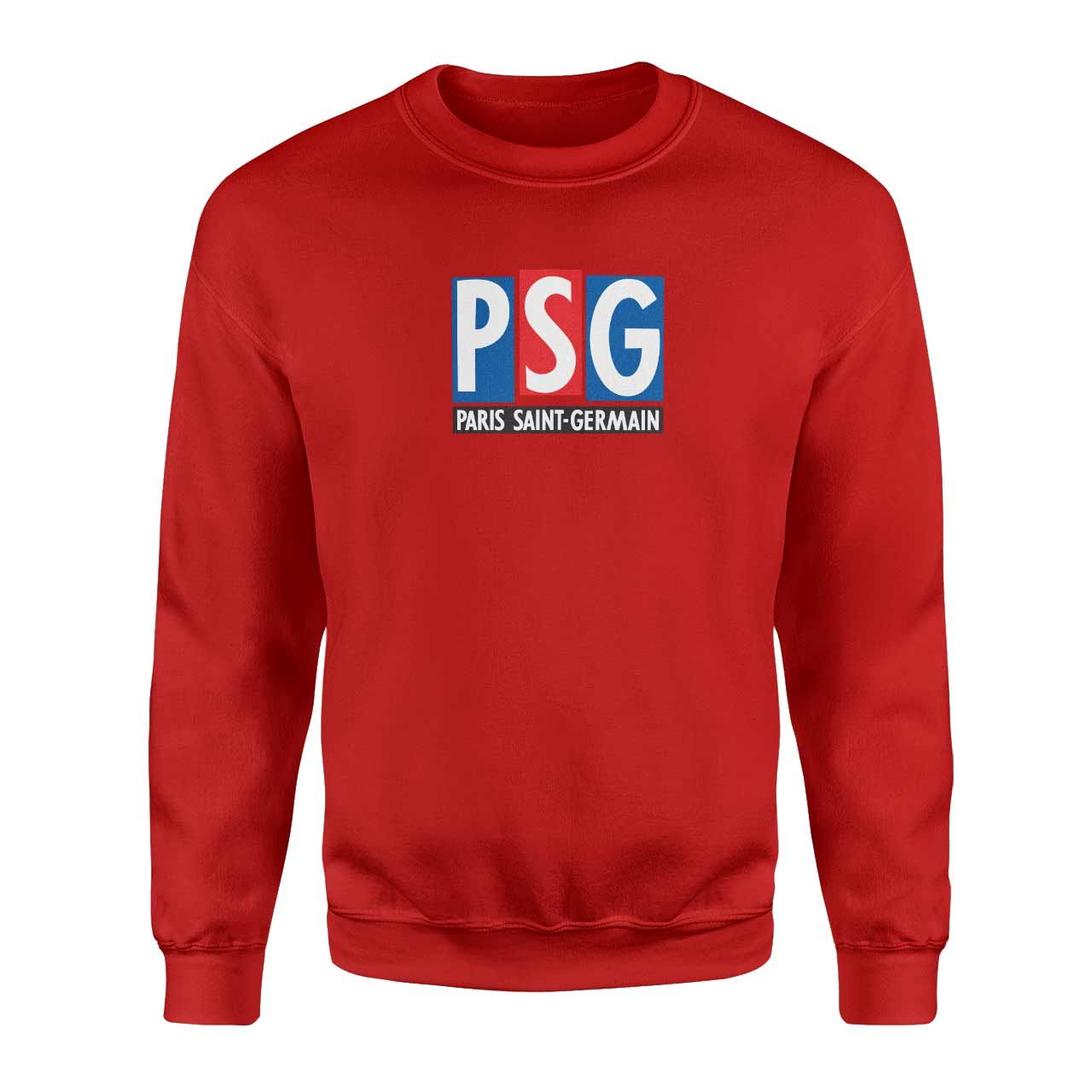 PSG Vintage Kırmızı Sweatshirt