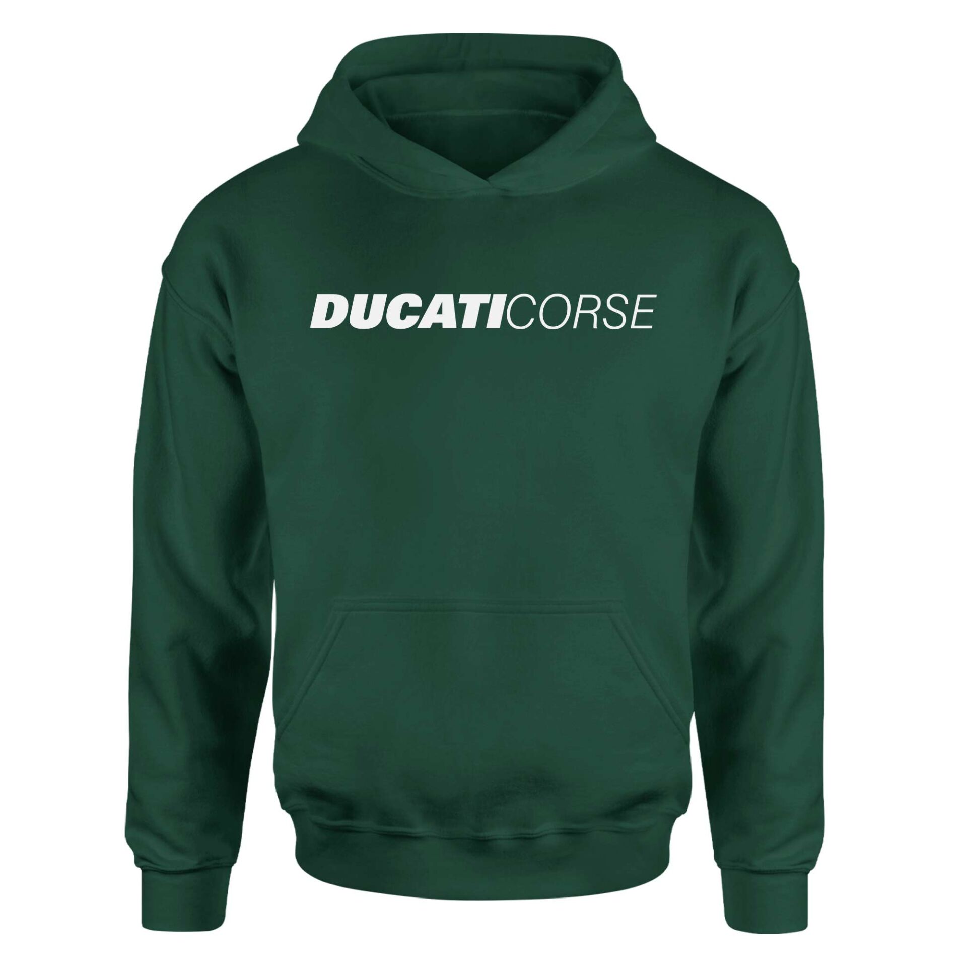 Ducati Corse Koyu Yeşil Hoodie