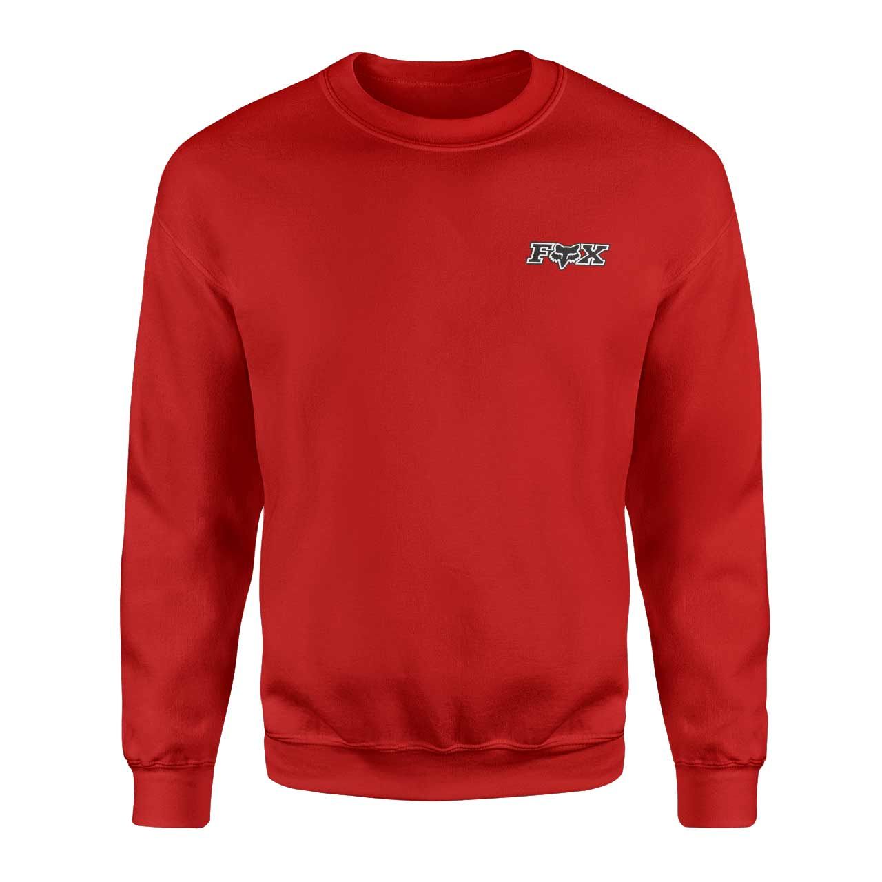 Fox Kırmızı Sweatshirt