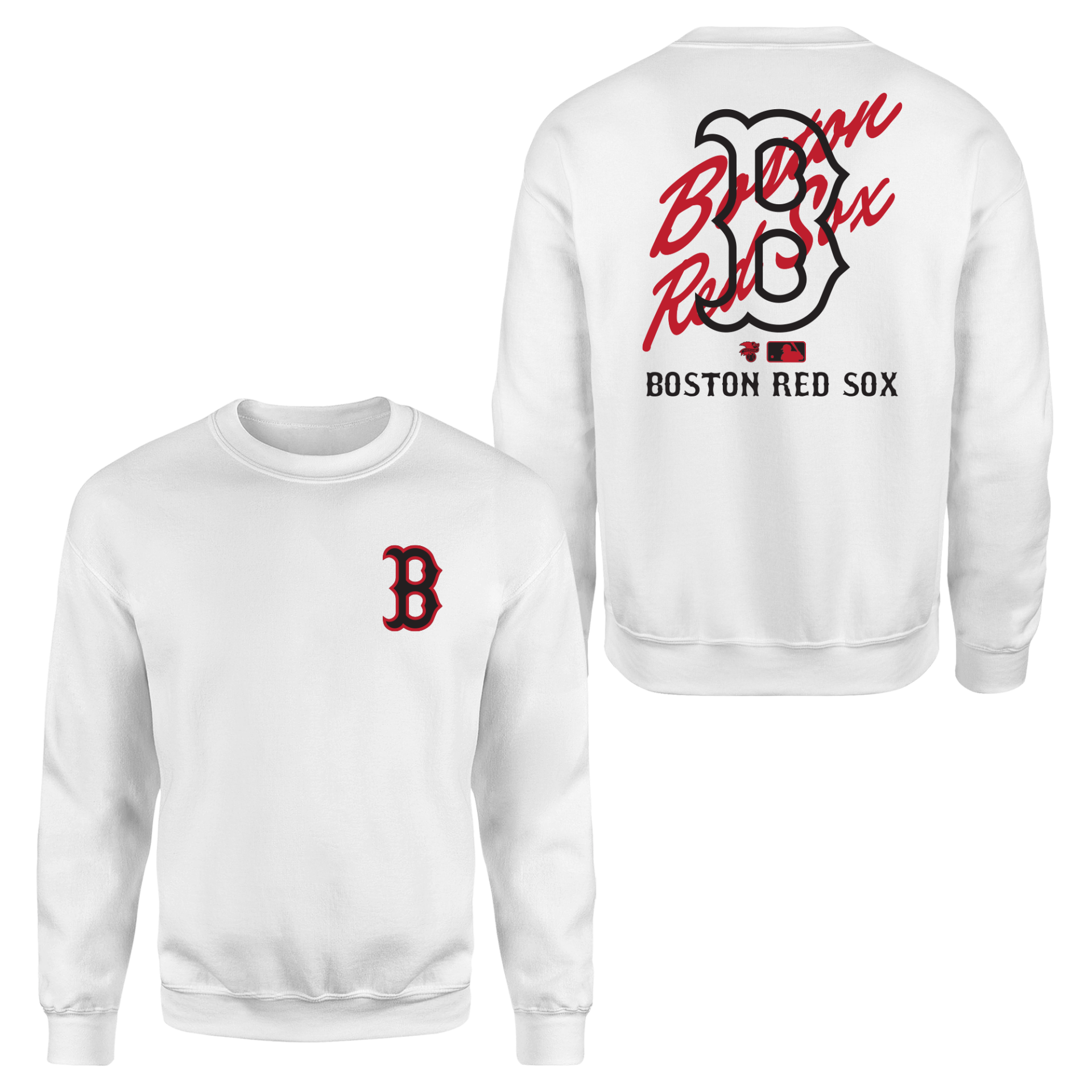 Boston Red Sox Beyaz Sweatshirt