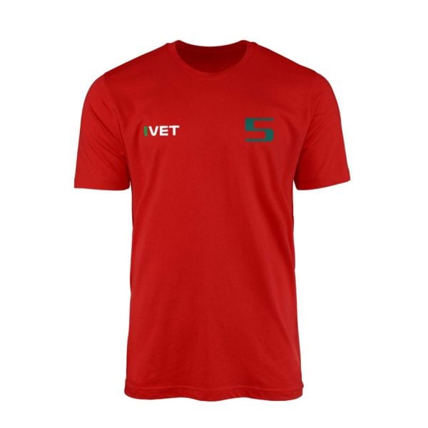 Sebastian Vettel 5 Kırmızı Tshirt