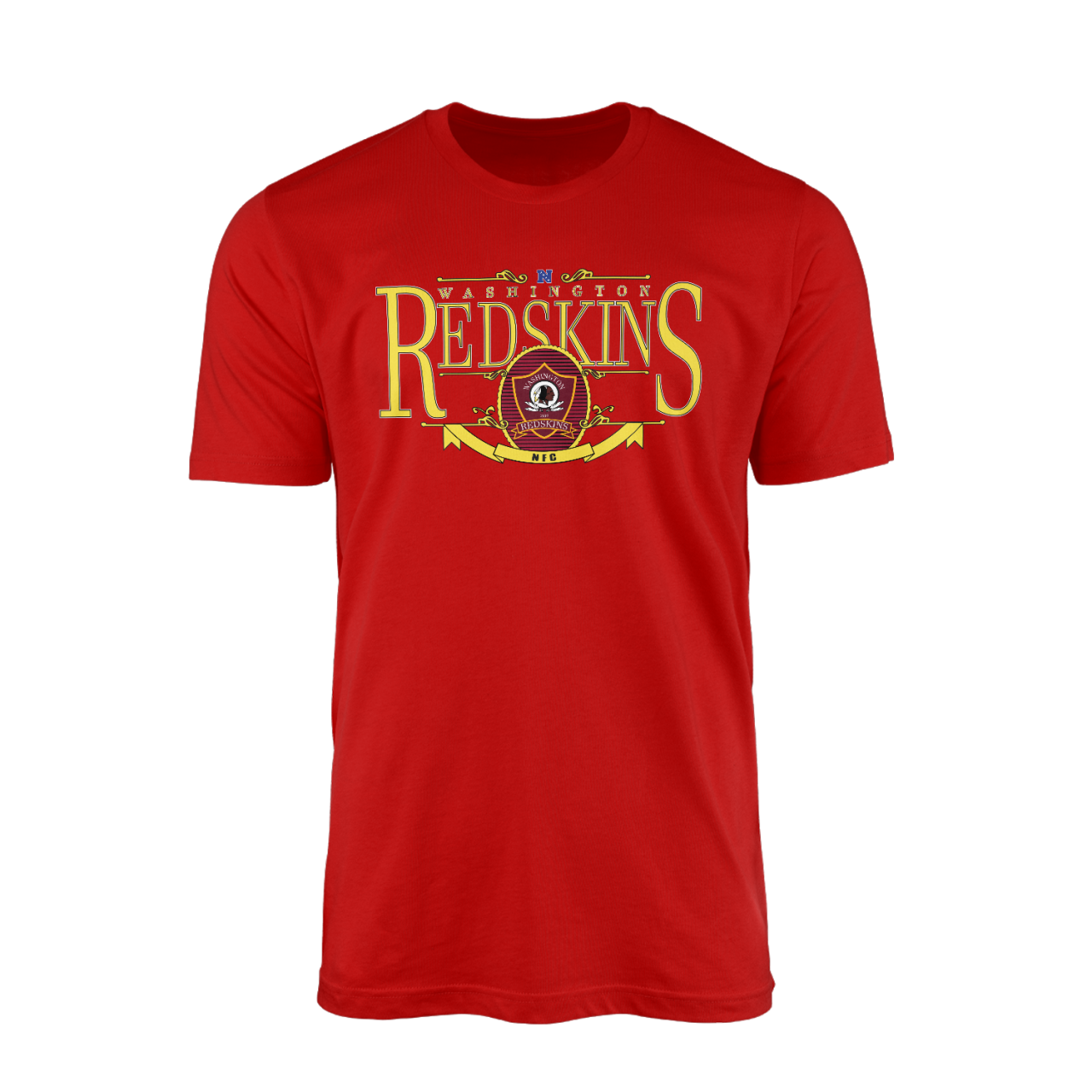 Redskins Retro Design Kırmızı Tshirt