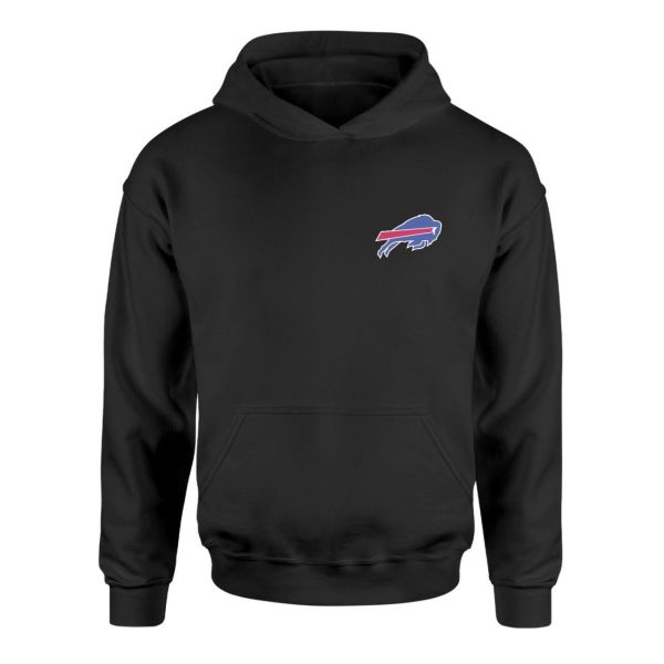 Buffalo Bills Superior Logo Siyah Hoodie