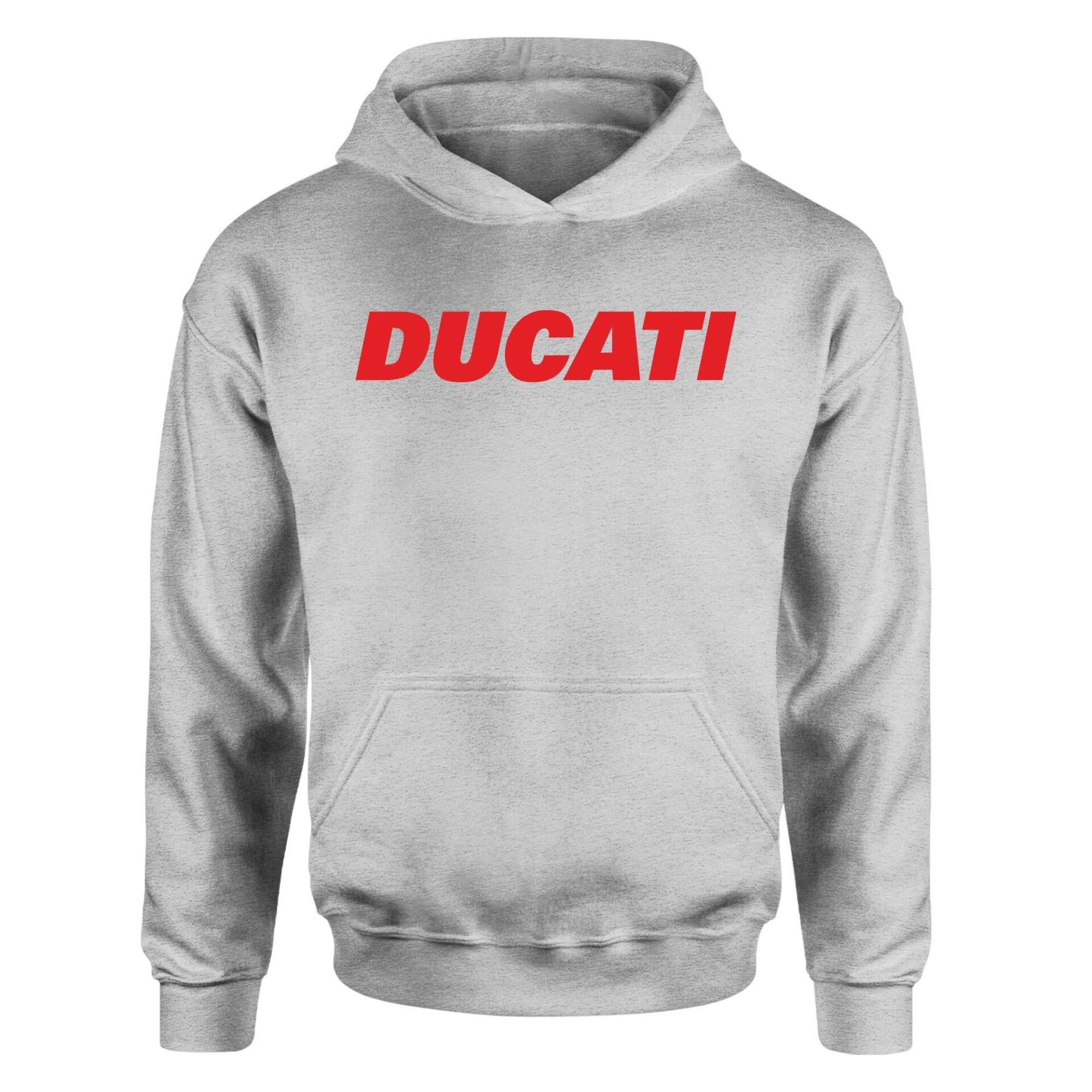 DUCATI Gri Hoodie