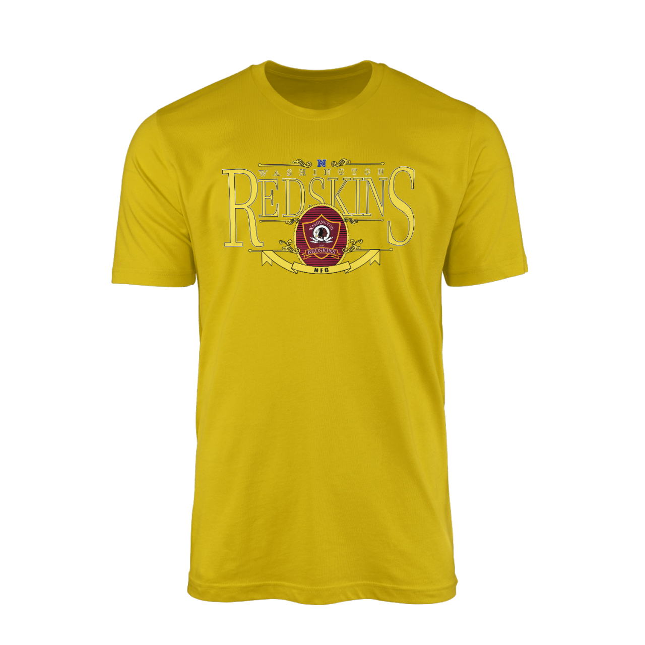 Redskins Retro Design Sarı Tshirt
