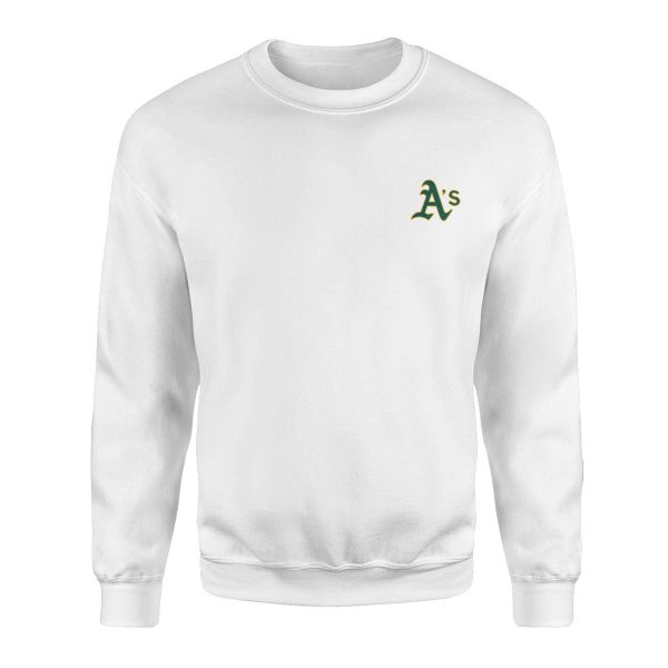 Oakland Athletics Superior Beyaz Sweatshirt