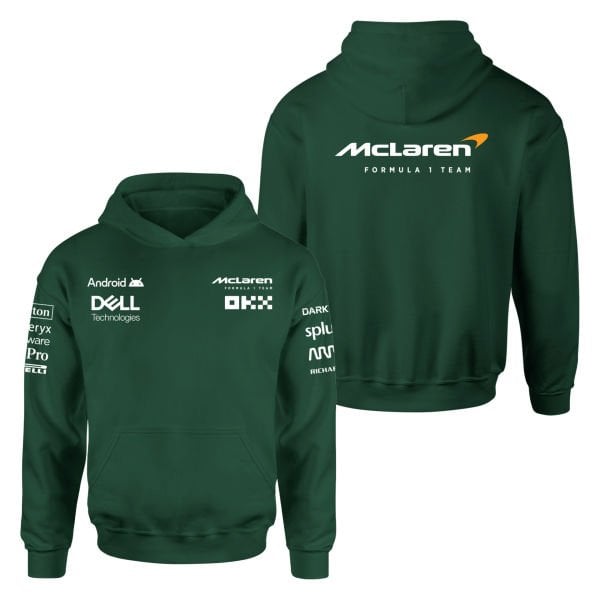 McLaren Racing 2024 Teamline Koyu Yeşil Hoodie