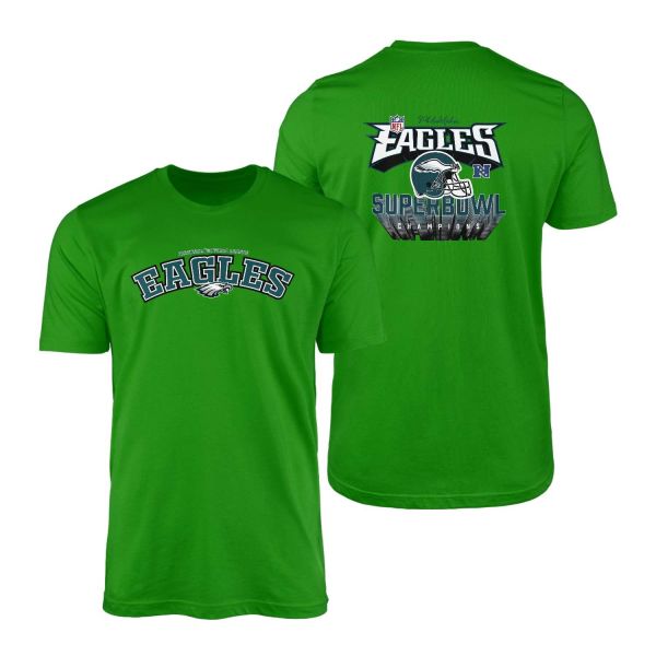 Philadelphia Eagles Superbowl Champions NZ Yeşil Tişört
