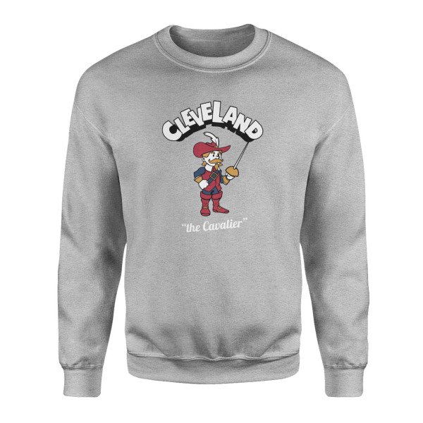 Cartoon Gri Sweatshirt