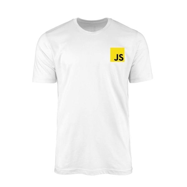 Javascript Beyaz Tişört