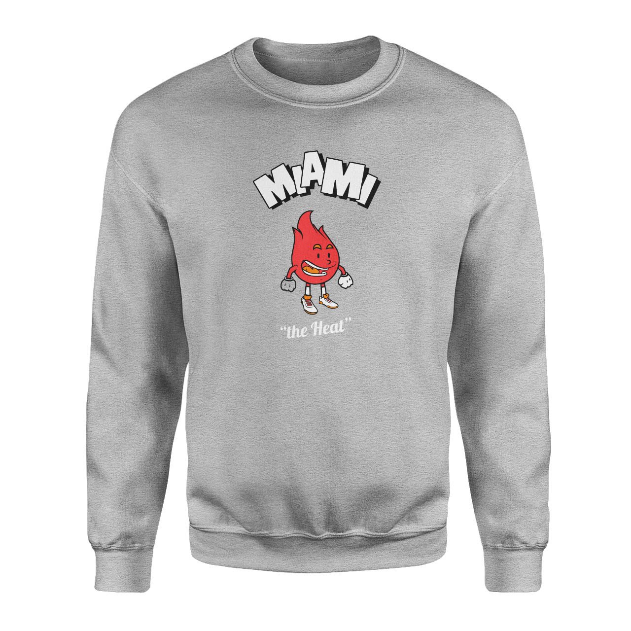 Cartoon Gri Sweatshirt