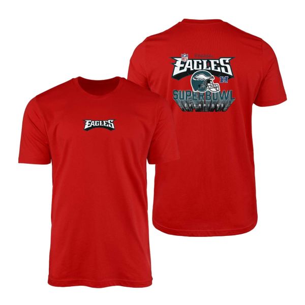 Philadelphia Eagles Superbowl Champions Iconic Kırmızı Tişört