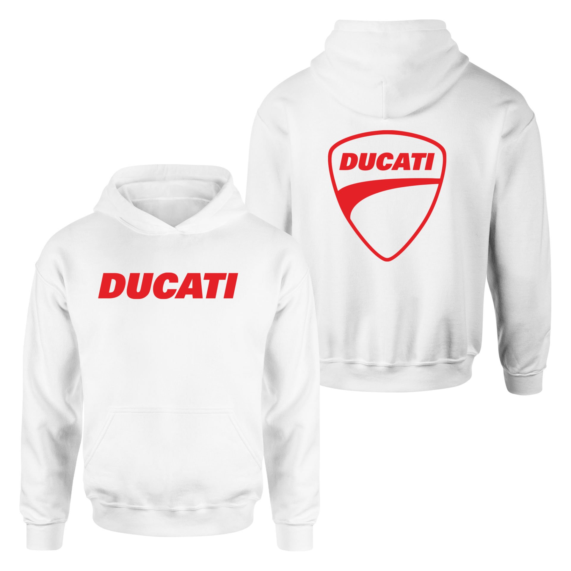 Ducati Corse SE Beyaz Hoodie