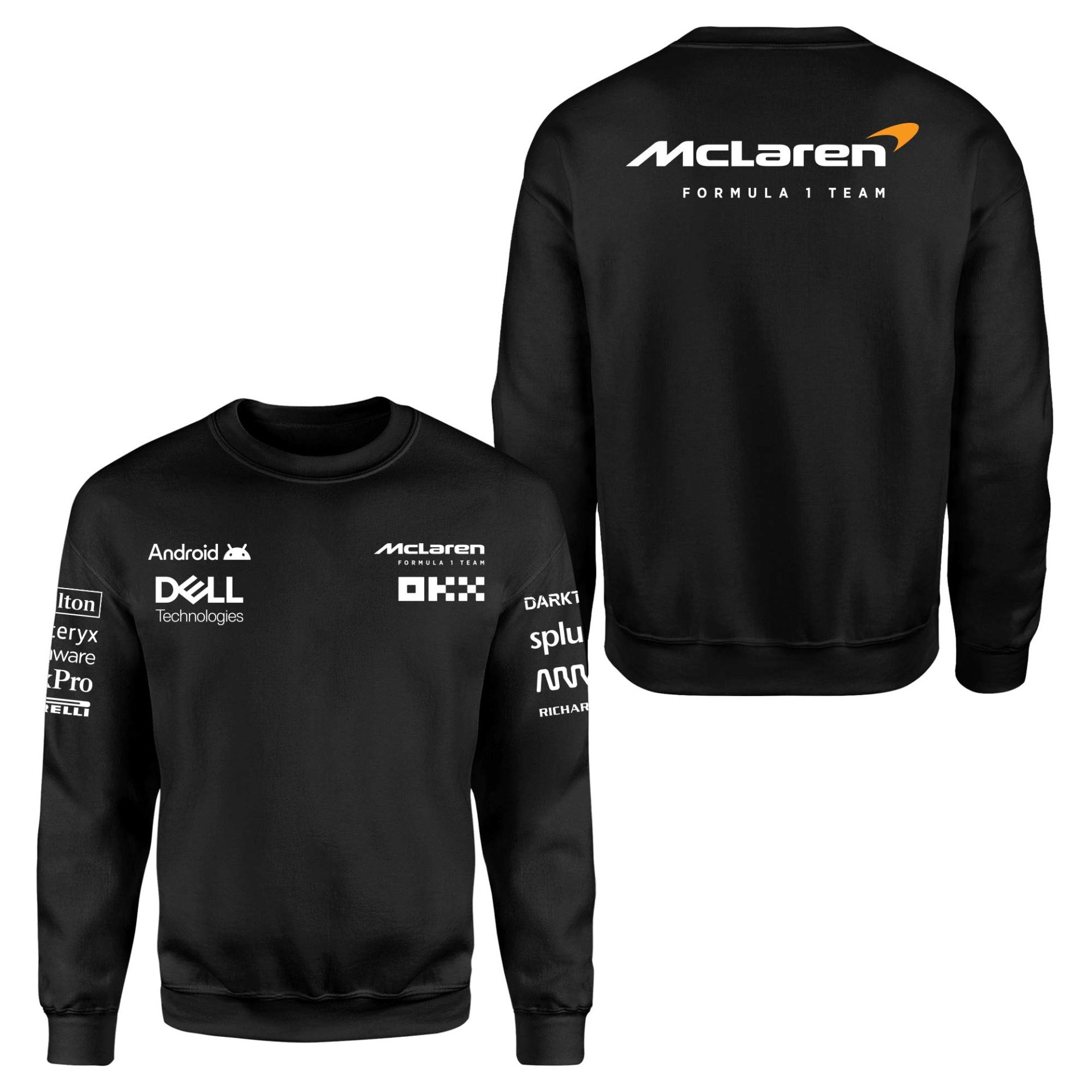McLaren Racing 2024 Teamline Siyah Sweatshirt