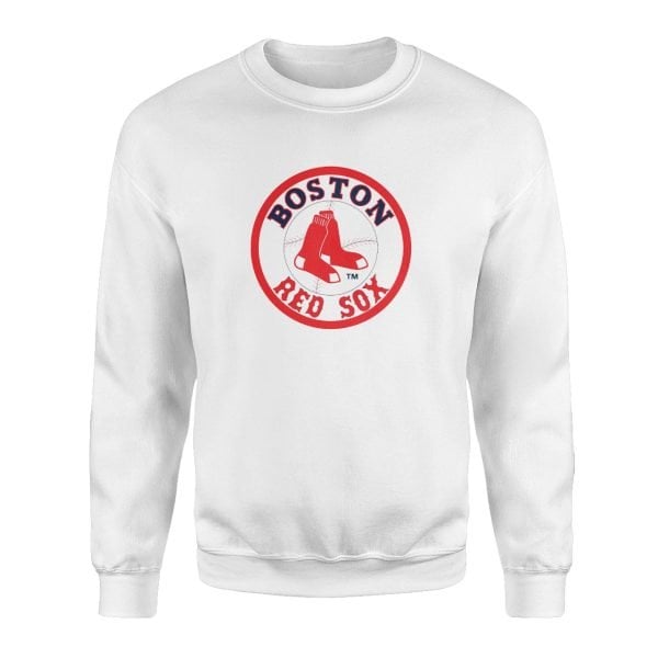 Boston Red Sox Beyaz Sweatshirt