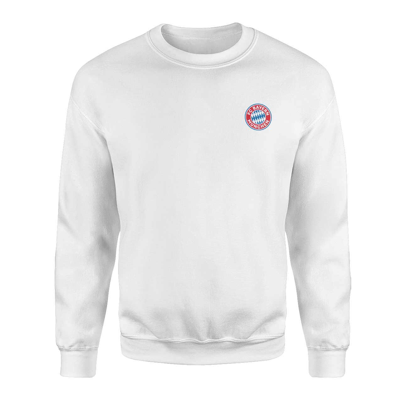 FC Bayern Munich Beyaz Sweatshirt