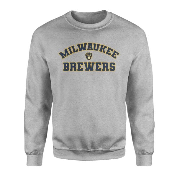 Milwaukee Brewers Gri Sweatshirt