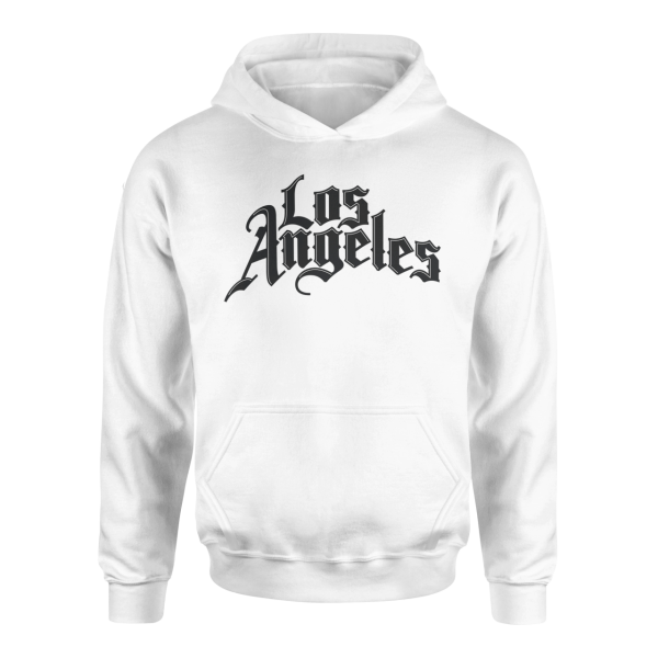 Los Angeles Beyaz Hoodie