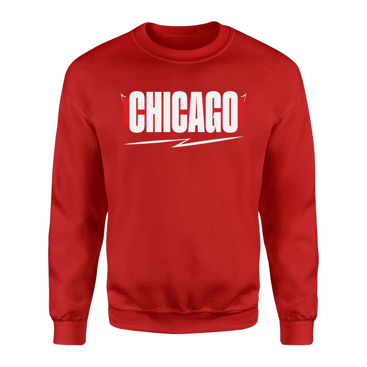 Chicago Kırmızı Sweatshirt