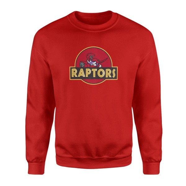Jurassic Park Edition Kırmızı Sweatshirt