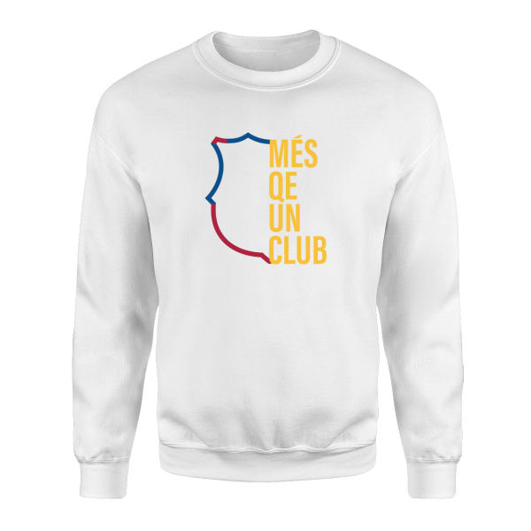 MES QE UN CLUB Beyaz Sweatshirt