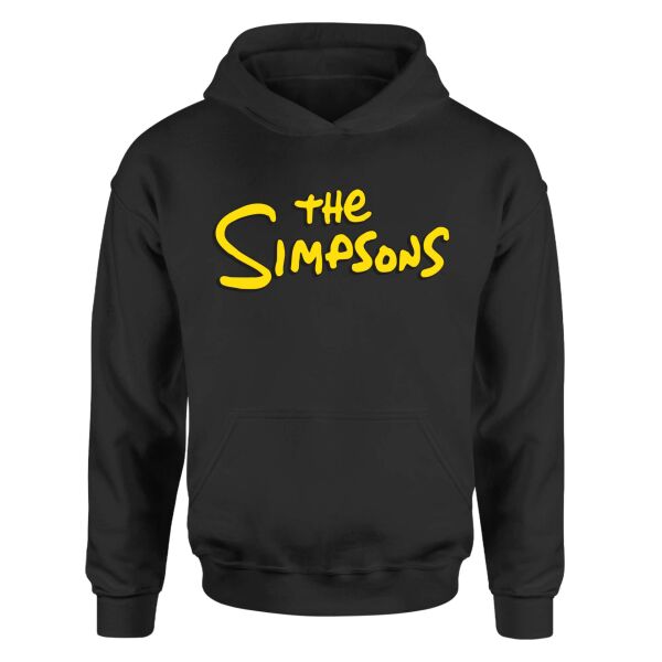 The Simpsons Siyah Hoodie
