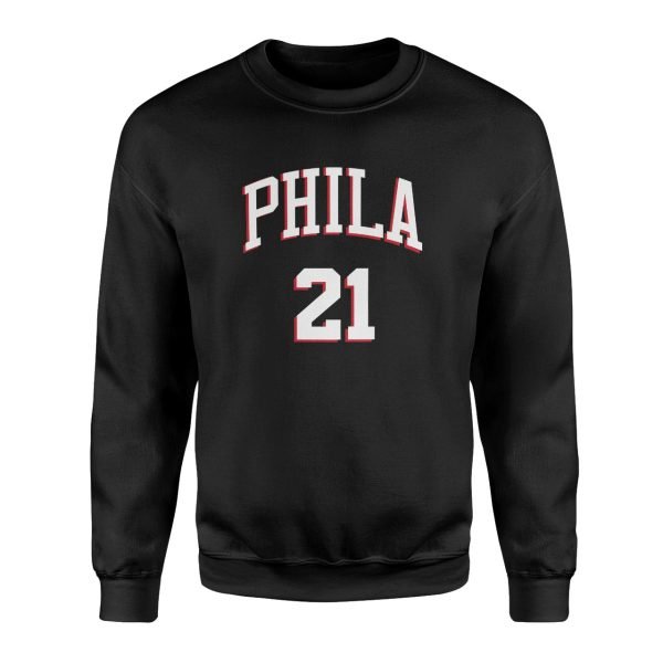 Joel Embiid Siyah Sweatshirt