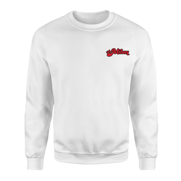 AC Milan Beyaz Sweatshirt