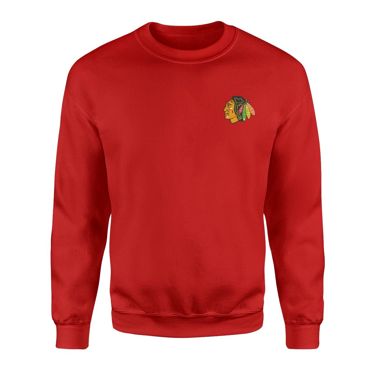 Chicago Blackhawks Kırmızı Sweatshirt