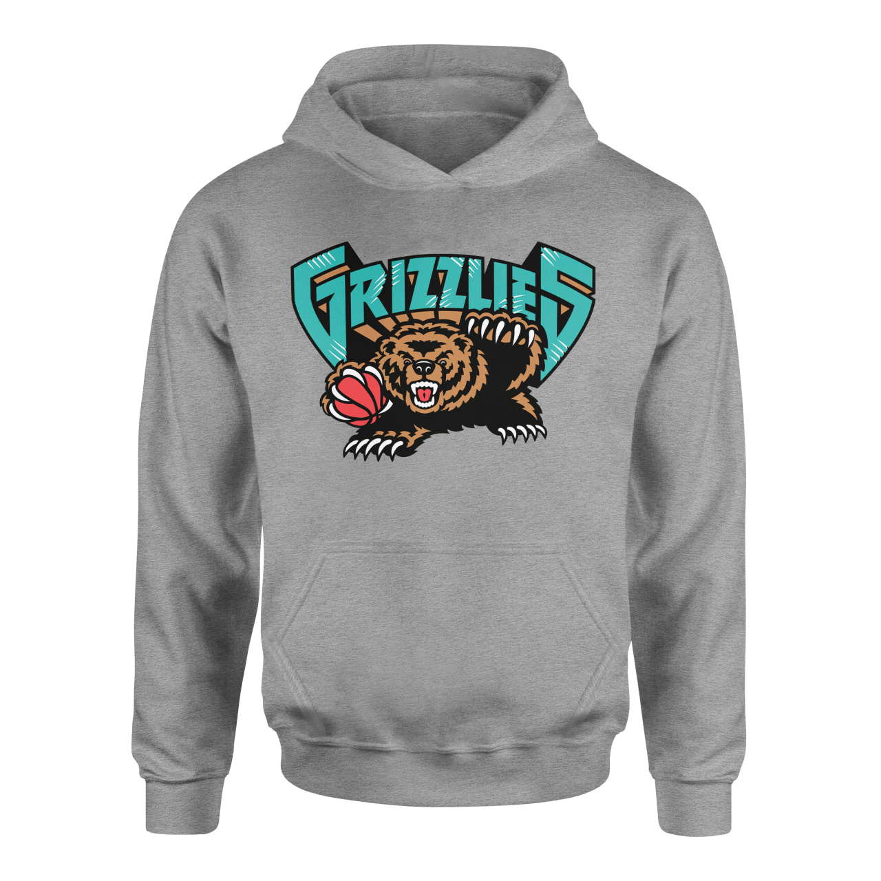 Memphis Retro Gri Hoodie