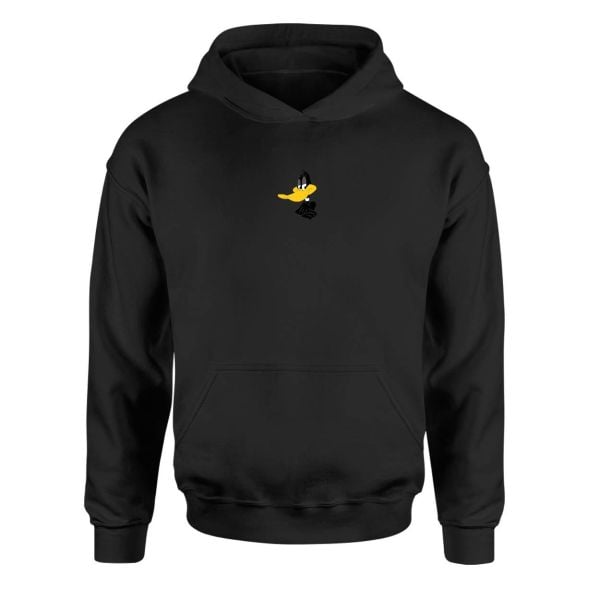 Daffy Duck Siyah Hoodie