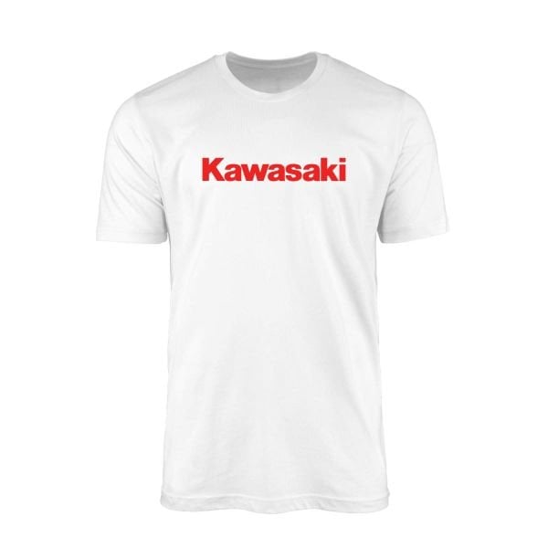 Kawasaki Red Beyaz Tişört