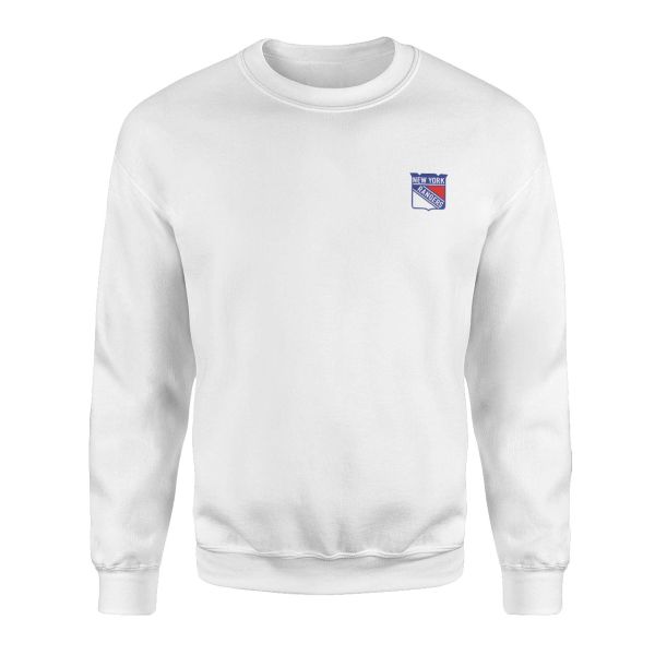 New York Rangers Beyaz Sweatshirt