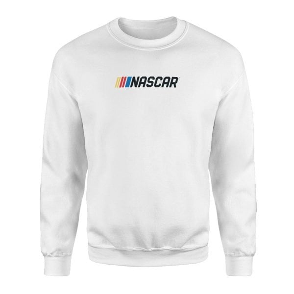 Nascar Superior Logo Beyaz Sweatshirt