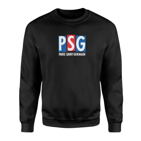 PSG Vintage Siyah Sweatshirt