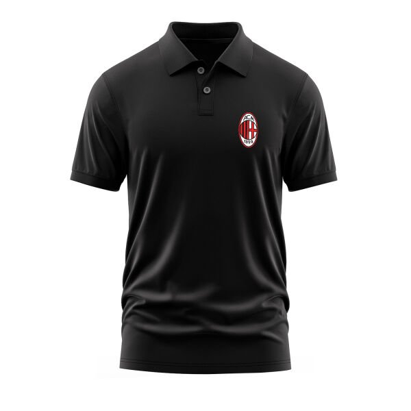 AC Milan Siyah Polo Tişört