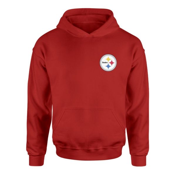Pittsburgh Steelers Superior Logo Kırmızı Hoodie