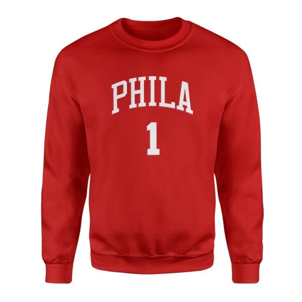 Phila Harden Kırmızı Sweatshirt