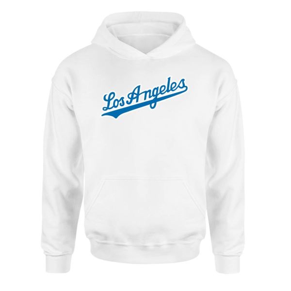 LA Dodgers Beyaz Hoodie